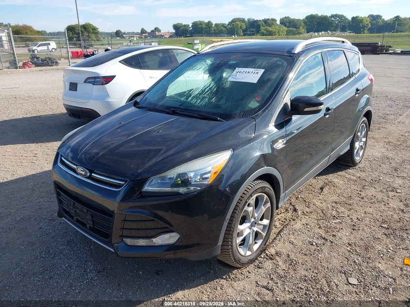 Vin: 1fmcu0jx9eue50433, lot: 46718241, ford escape titanium 20142