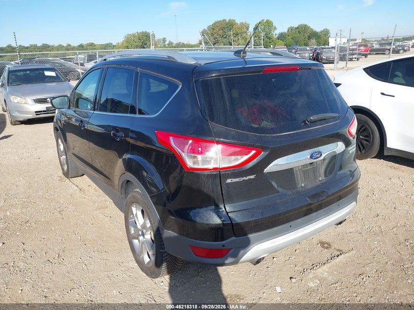 Vin: 1fmcu0jx9eue50433, lot: 46718241, ford escape titanium 20143