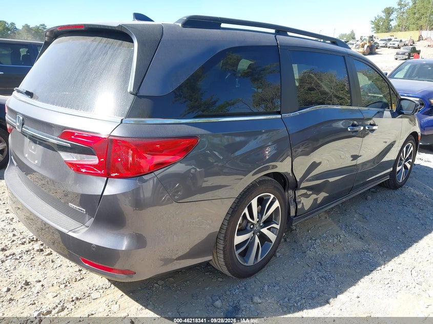 Vin: 5fnrl6h86pb060212, lot: 46718264, honda odyssey touring 20234