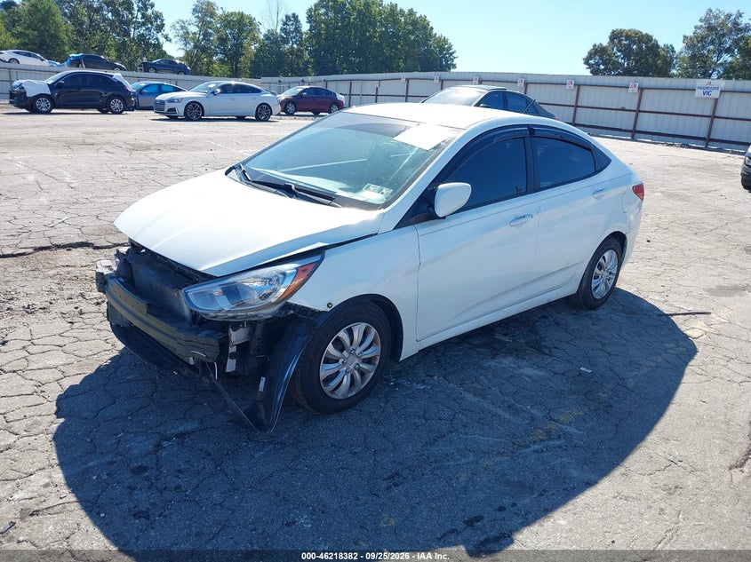 2015 Hyundai Accent, Удар спереду, IAAI, VIN KMHCT4AE5FU905434 — фото 2
