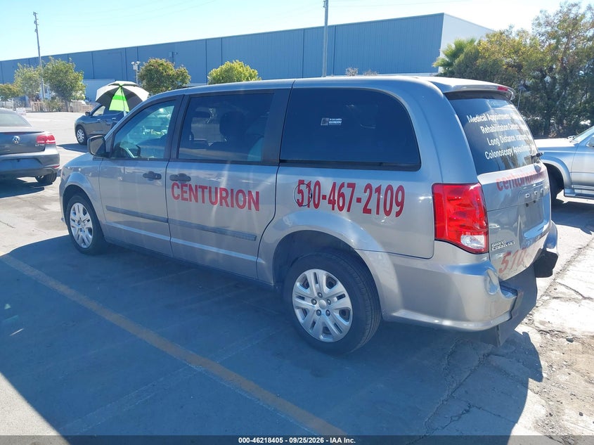 Vin: 2c4rdgbg0er161363, lot: 46718328, dodge grand caravan american value pkg 20143