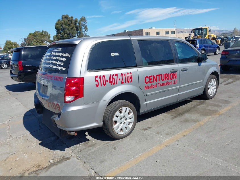 Vin: 2c4rdgbg0er161363, lot: 46718328, dodge grand caravan american value pkg 20144