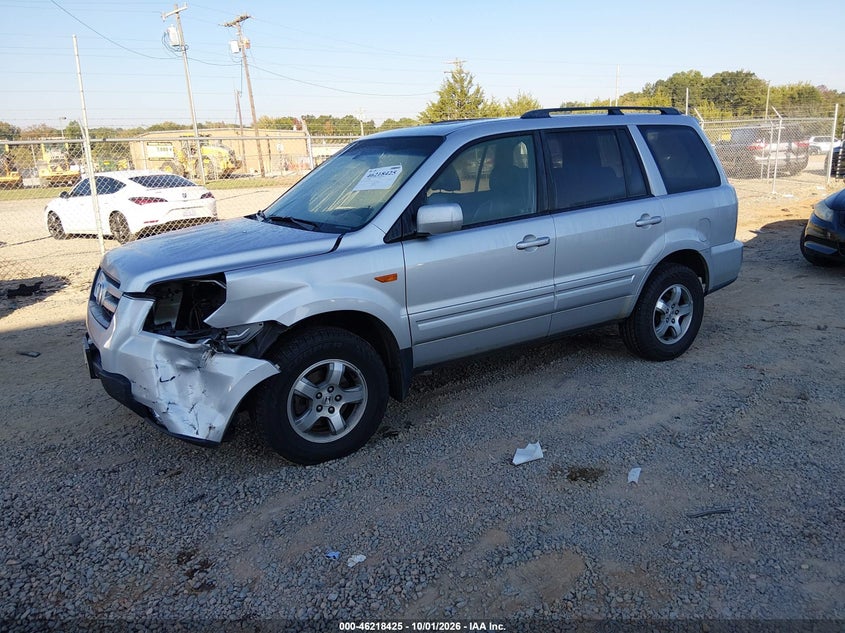 HONDA PILOT 2007 VIN 5FNYF28597B043891