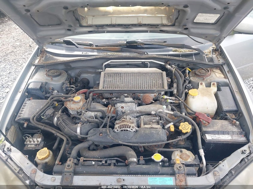 SUBARU IMPREZA 2005 VIN JF1GD29655G509298