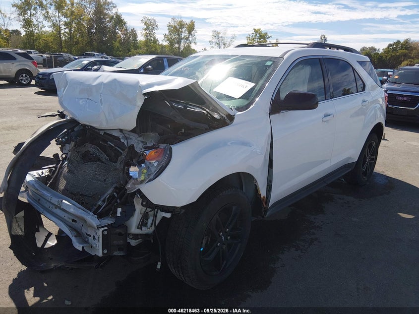 2017 Chevrolet Equinox, Удар спереду, IAAI, VIN 2GNALCEK6H6252241 — фото 2