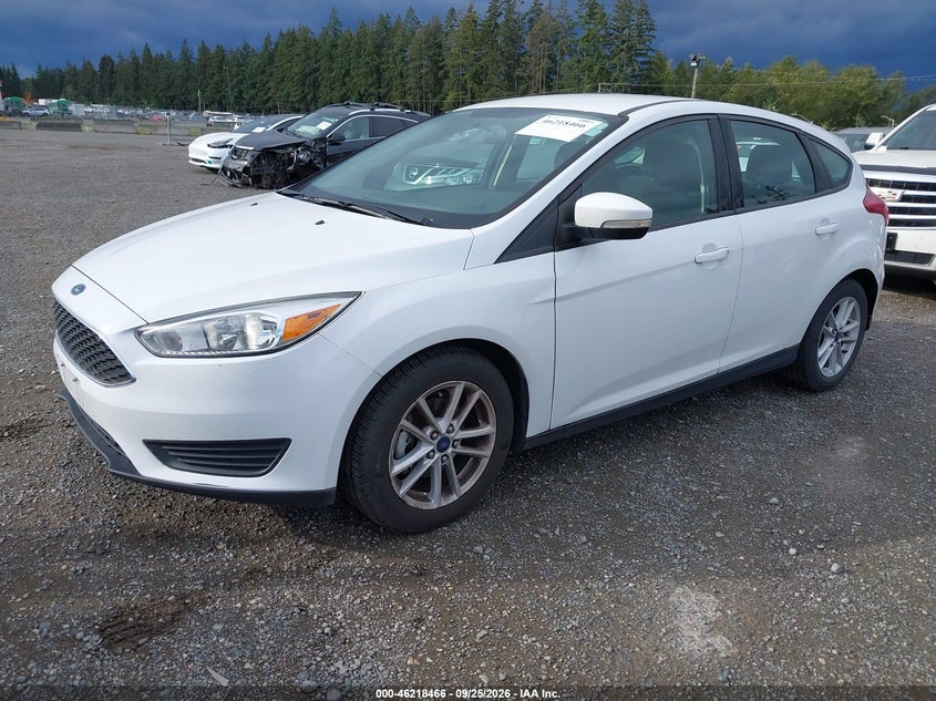 Vin: 1fadp3k27fl316117, lot: 46718390, ford focus se 20152