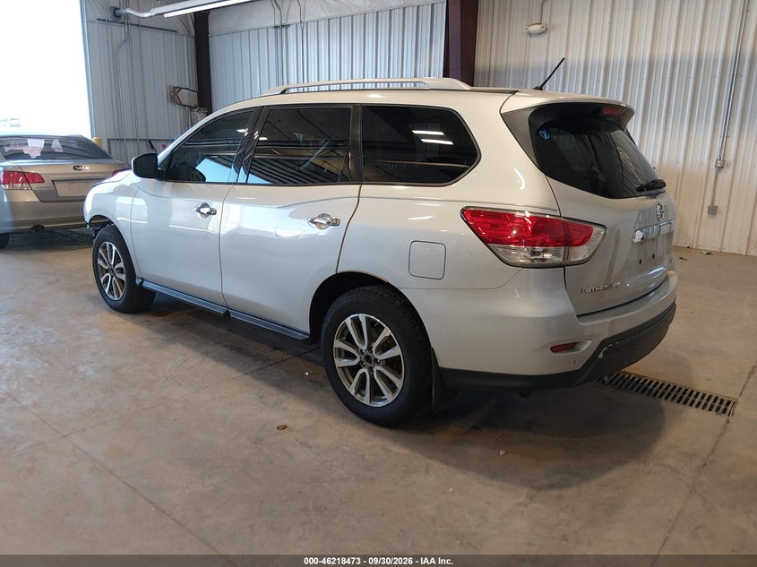 Vin: 5n1ar2mm4gc628697, lot: 46718396, nissan pathfinder s 20163