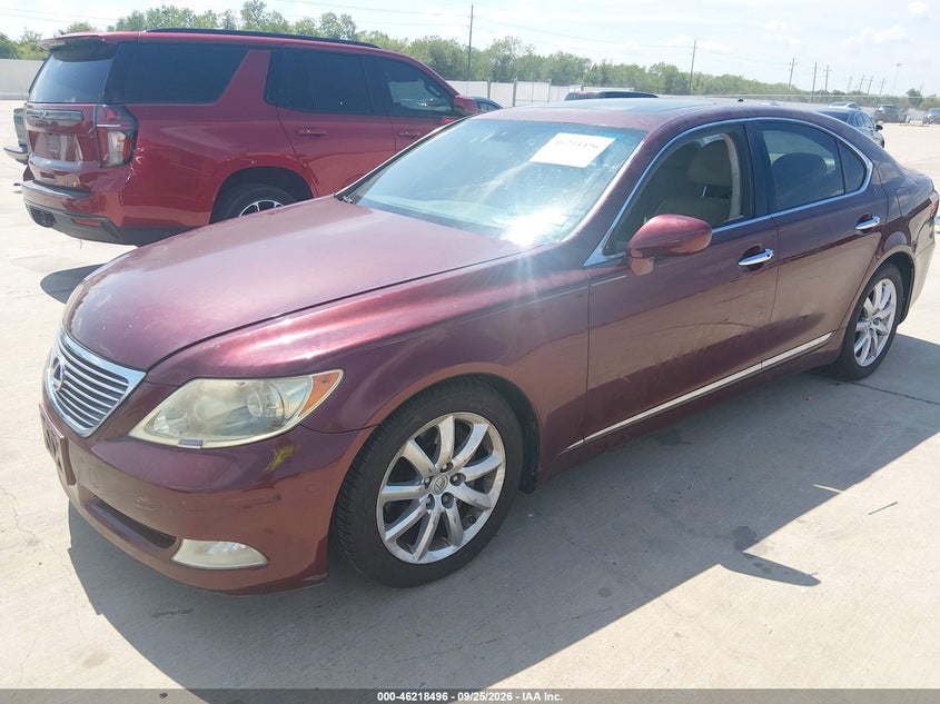 2008 Lexus LS, Ходова, IAAI, VIN JTHBL46F685062101 — фото 2
