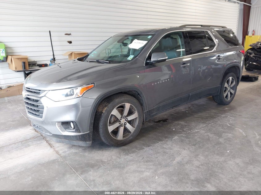 Vin: 1gnerhkw1kj267311, lot: 46718449, chevrolet traverse 3lt 20192