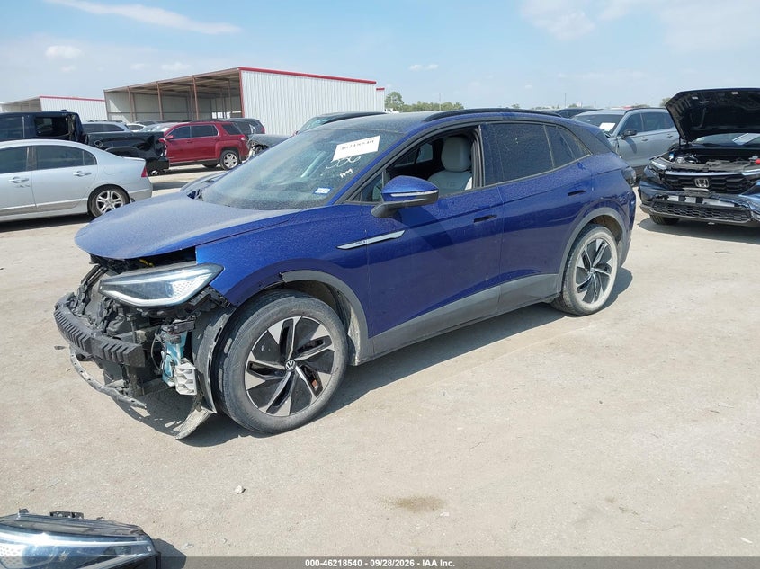 2021 Volkswagen Id.4 Pro S, Front End, IAAI, VIN WVGTMPE22MP056938 — photo 2