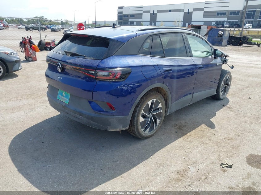 Vin: wvgtmpe22mp056938, lot: 46718463, volkswagen id.4 pro s 20214