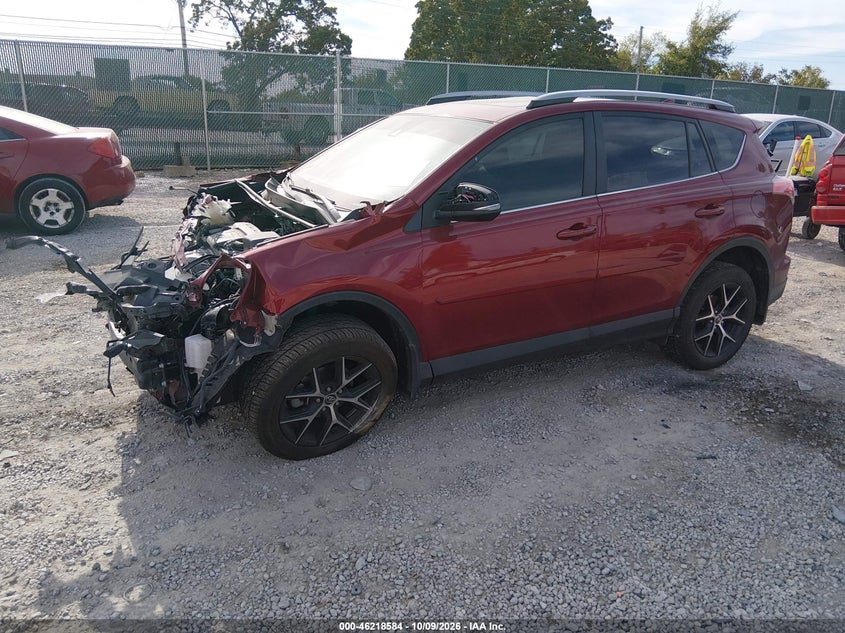 Vin: jtmjfrev4jd223535, lot: 46718508, toyota rav4 se 20182