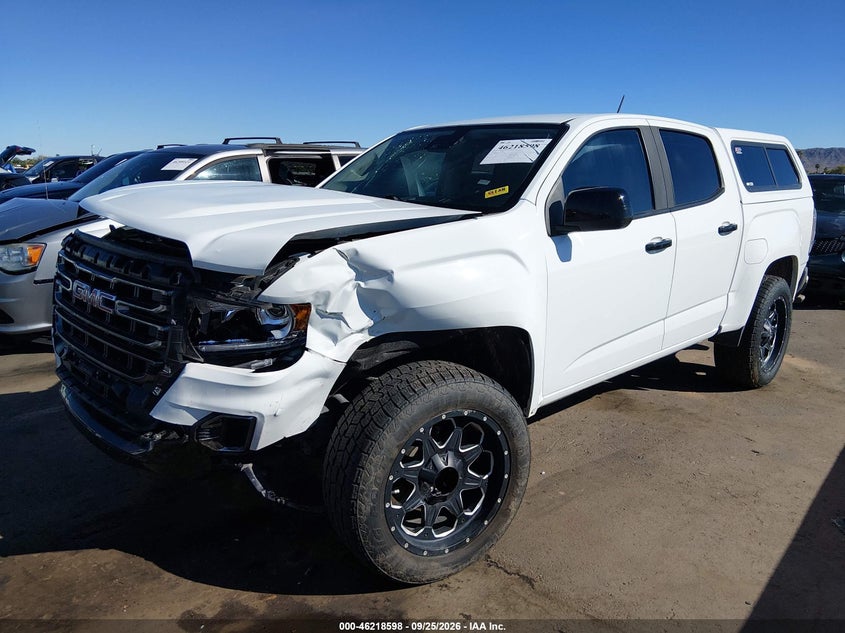 Vin: 1gtg6fen9n1134477, lot: 46718521, gmc canyon 4wd  short box at4 - cloth 20222