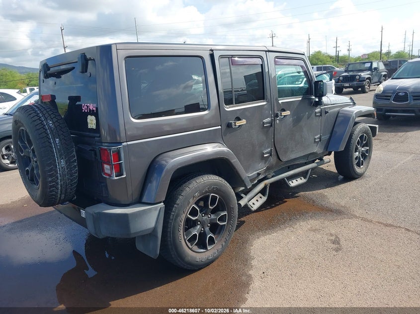 Vin: 1c4bjweg5hl675870, lot: 46718530, jeep wrangler unlimited smoky mountain 4x4 20174