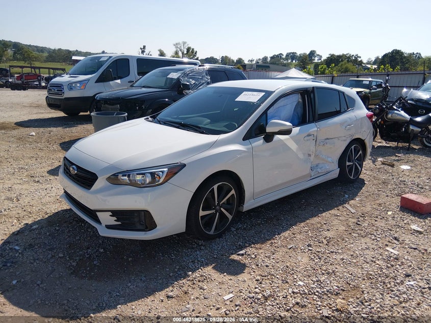 Vin: 4s3gtaj64p1712501, lot: 46718548, subaru impreza sport 5-door 20232
