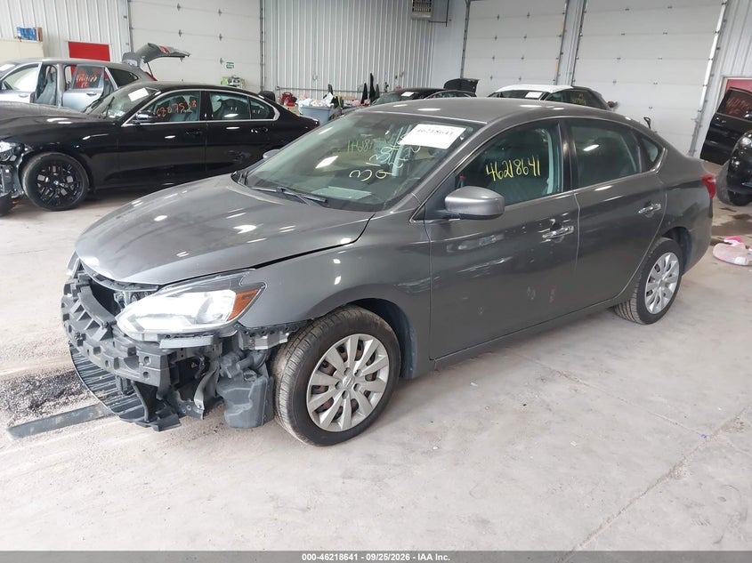 2018 Nissan Sentra, Удар спереду, IAAI, VIN 3N1AB7AP9JY239950 — фото 2