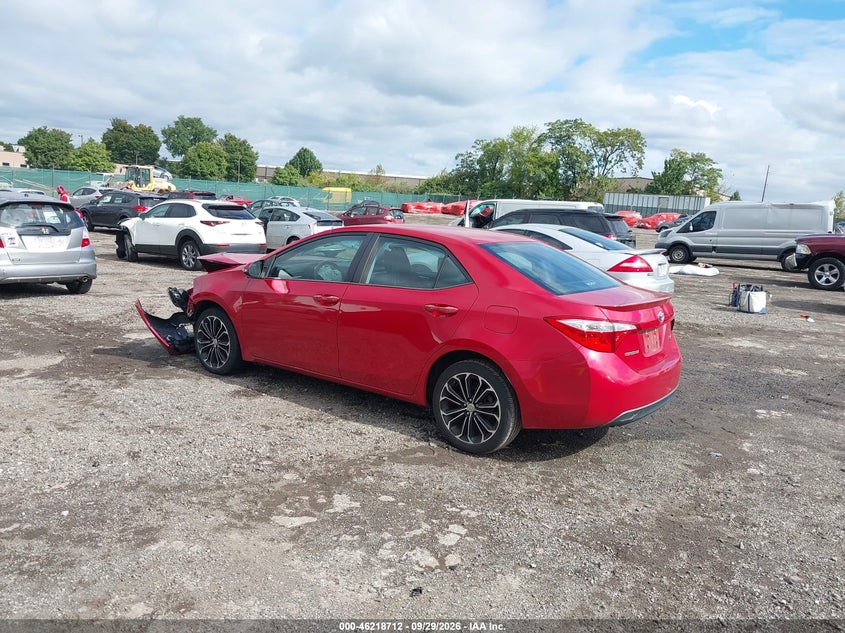 TOYOTA COROLLA 2015 VIN 2T1BURHE6FC461283