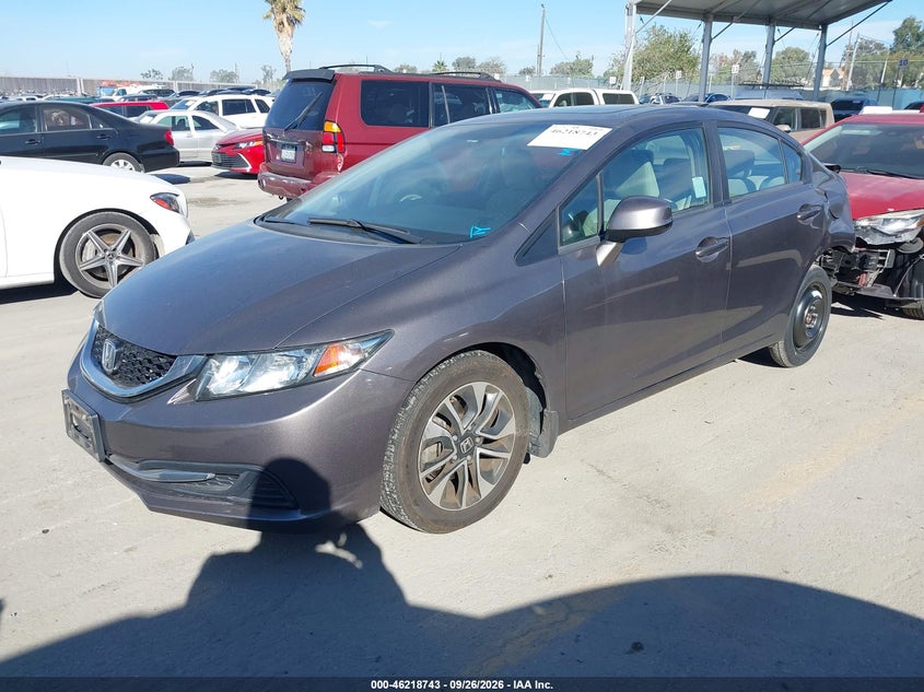 Vin: 19xfb2f84de263442, lot: 46718666, honda civic ex 20132
