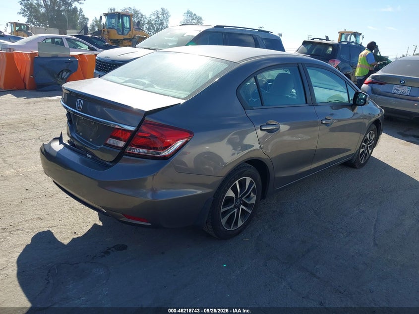 Vin: 19xfb2f84de263442, lot: 46718666, honda civic ex 20134