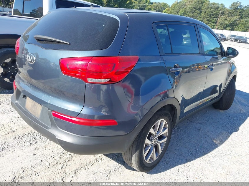 Vin: kndpb3ac0f7771402, lot: 46718667, kia sportage lx 20154