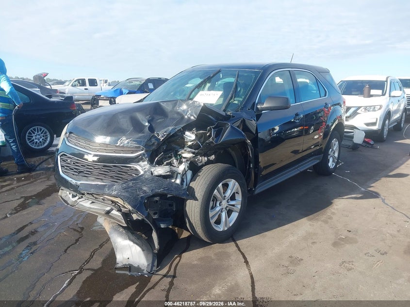 2016 Chevrolet Equinox Ls, Повреждение двигателя, IAAI, VIN 2GNALBEK7G6192012 — фото 2
