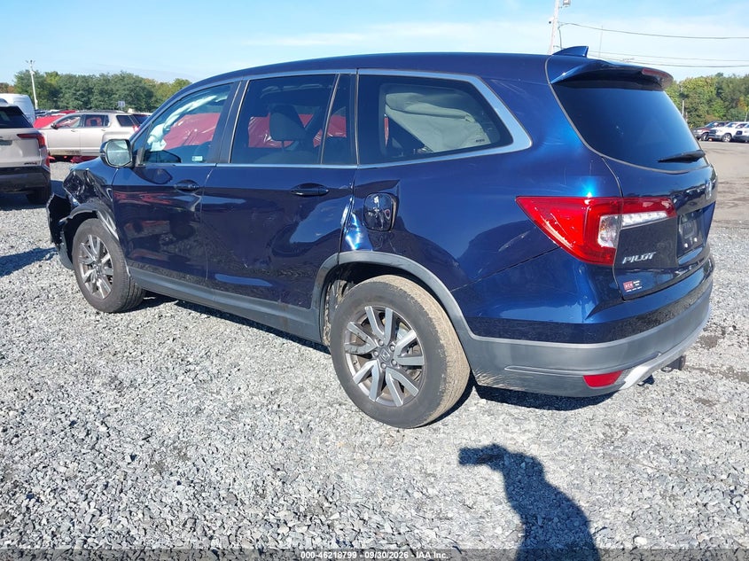 Vin: 5fnyf6h54lb052189, lot: 46718722, honda pilot awd ex-l 20203