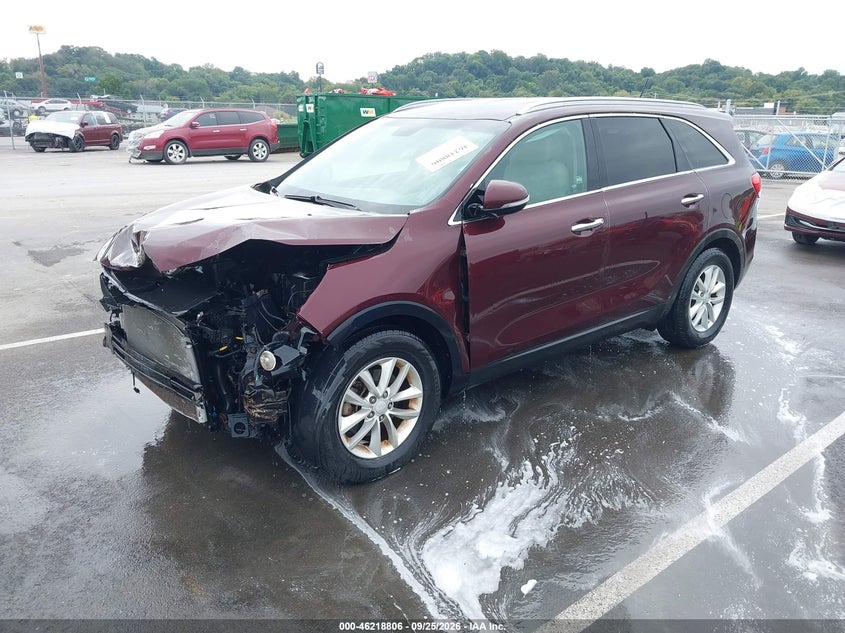 2016 Kia Sorento, Удар спереду, IAAI, VIN 5XYPG4A37GG129030 — фото 2
