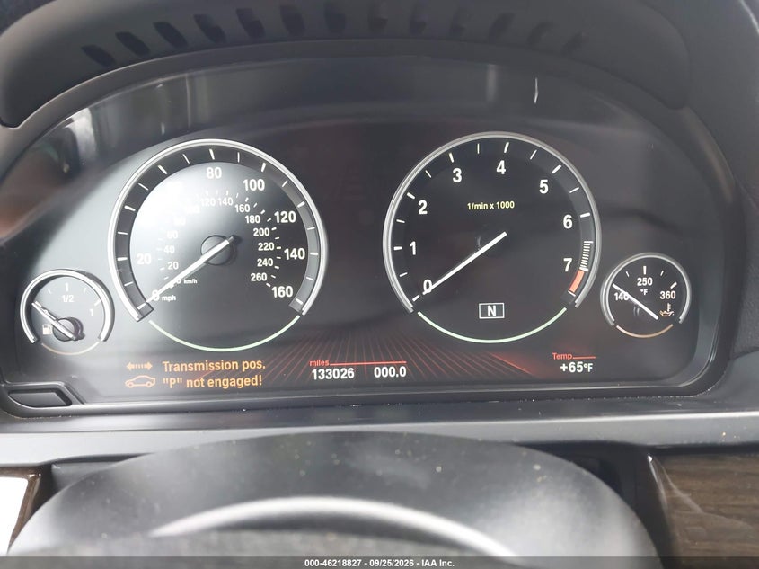 BMW 750I 2012 VIN WBAKC6C55CC396307