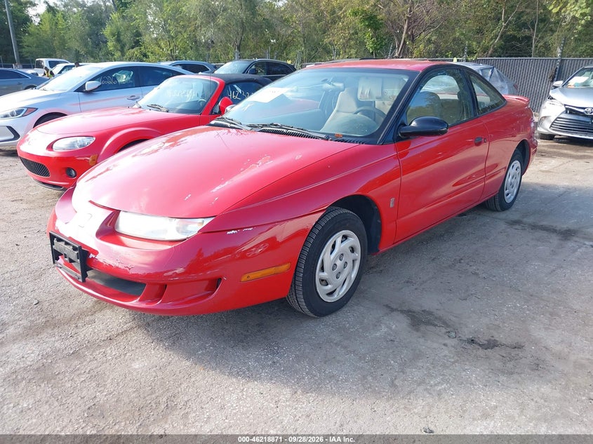 1999 Saturn Sc1, Hail, IAAI, VIN 1G8ZF1285XZ187461 — photo 2
