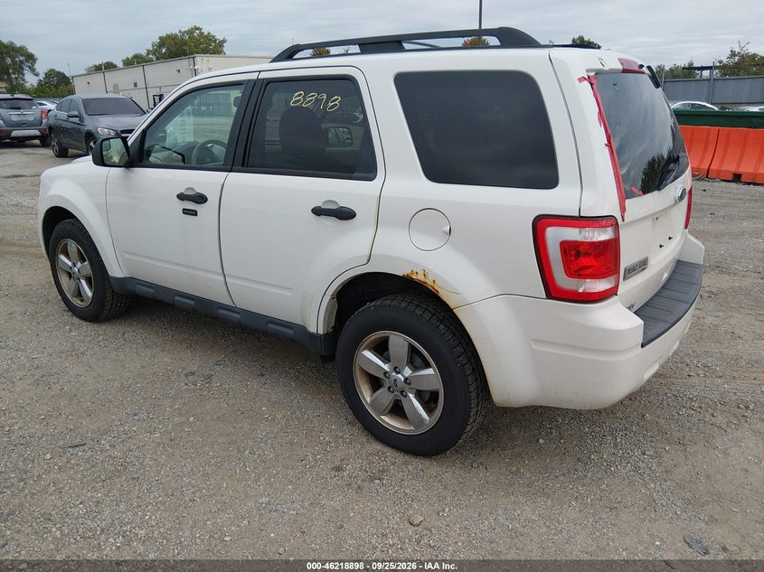 Vin: 1fmcu0d72cka20280, lot: 46718821, ford escape xlt 20123