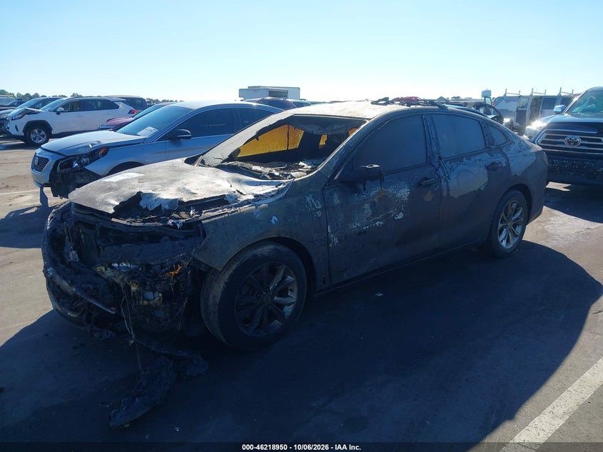 Vin: 1g1zd5st0kf172473, lot: 46718873, chevrolet malibu lt 20192