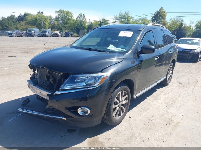 2016 Nissan Pathfinder, Удар спереду, IAAI, VIN 5N1AR2MM2GC614555 — фото 2