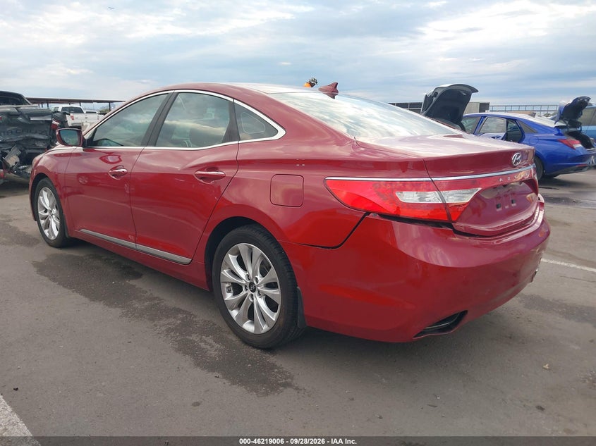 Vin: kmhfg4jg4da231813, lot: 46718929, hyundai azera 20133