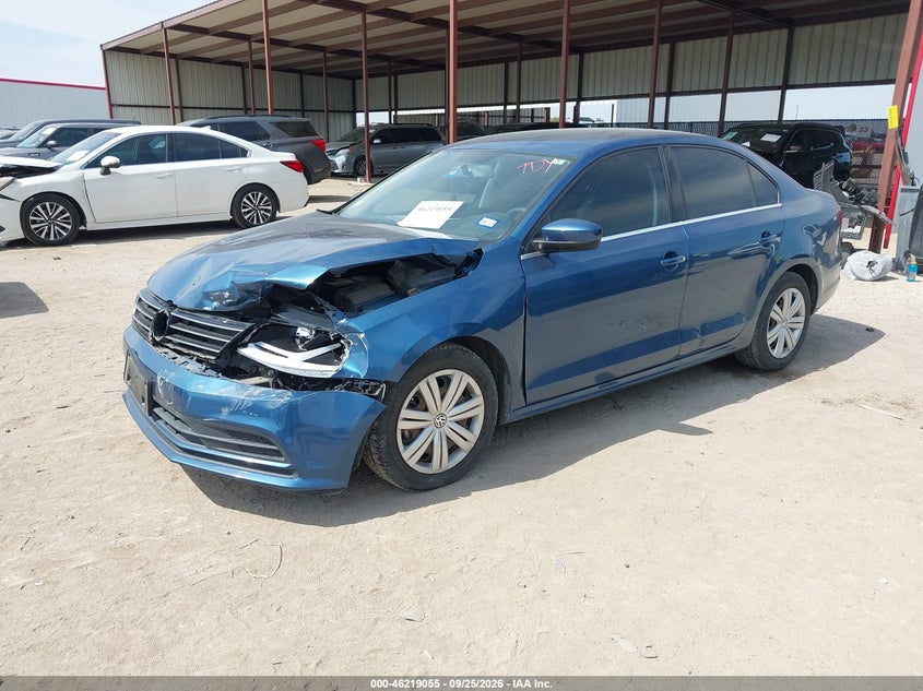 2017 Volkswagen Jetta, Удар спереду, IAAI, VIN 3VW2B7AJ7HM411064 — фото 2