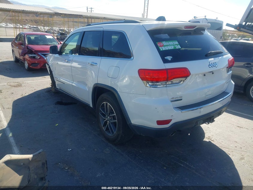 Vin: 1c4rjfbm6jc446709, lot: 46719057, jeep grand cherokee limited 4x4 20183