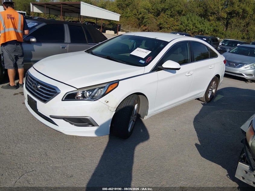 Vin: 5npe24afxgh292151, lot: 46719113, hyundai sonata se 20162