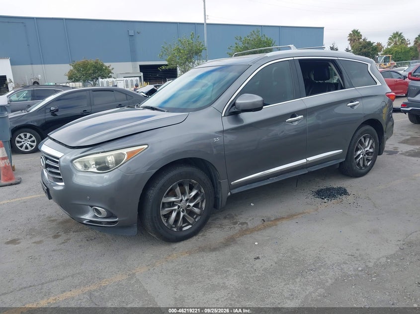 Vin: 5n1al0mm4fc503493, lot: 46719144, infiniti qx60 20152