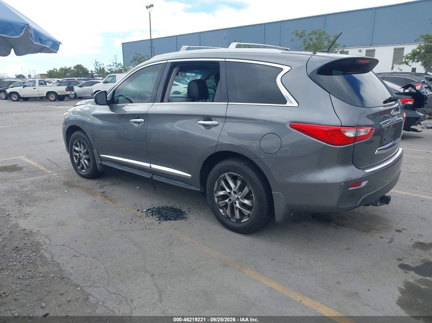 Vin: 5n1al0mm4fc503493, lot: 46719144, infiniti qx60 20153