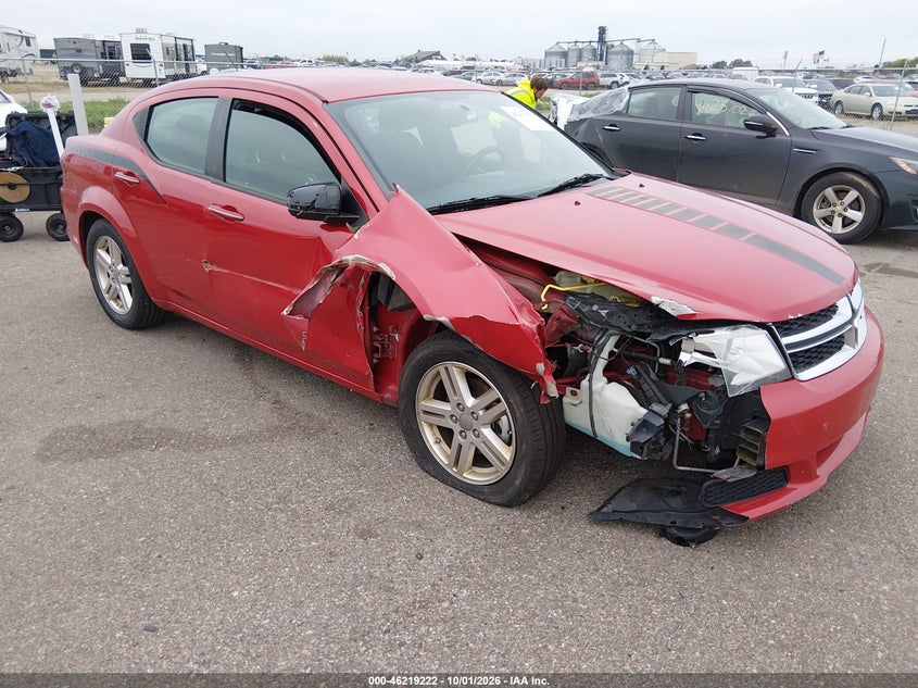 Vin: 1c3cdzcb2cn162565, lot: 46719145, dodge avenger sxt 2012 img_1