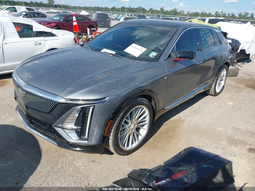 Vin: 1gykpmrk5pz002620, lot: 46719159, cadillac lyriq rwd luxury 20232