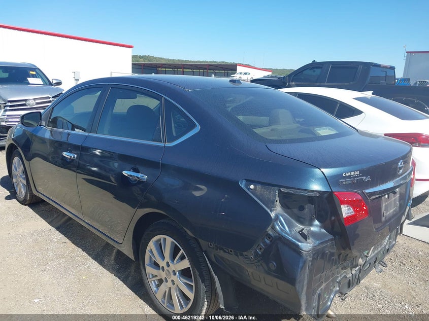 Vin: 3n1ab7ap4el625467, lot: 46719165, nissan sentra sl 20143