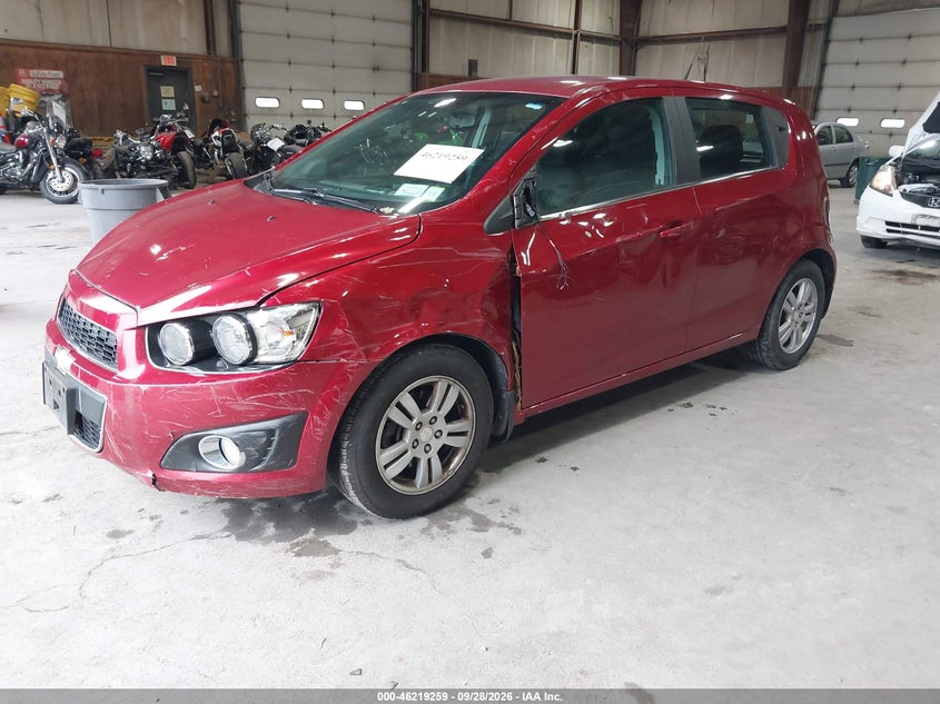 Vin: 1g1jc6sg6d4249015, lot: 46719182, chevrolet sonic lt auto 20132