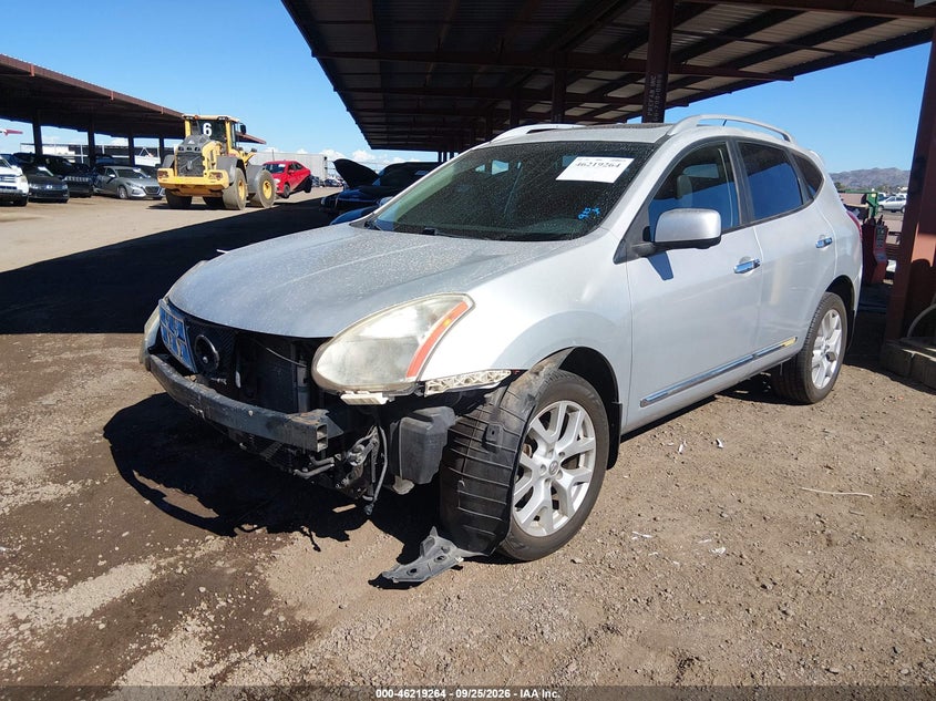 2013 Nissan Rogue, Удар спереду, IAAI, VIN JN8AS5MV5DW646627 — фото 2