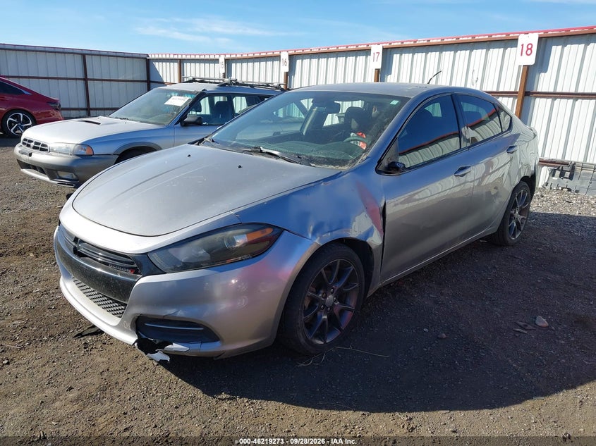2016 Dodge Dart Se, Normal Wear & Tear, IAAI, VIN 1C3CDFAA5GD578484 — photo 2