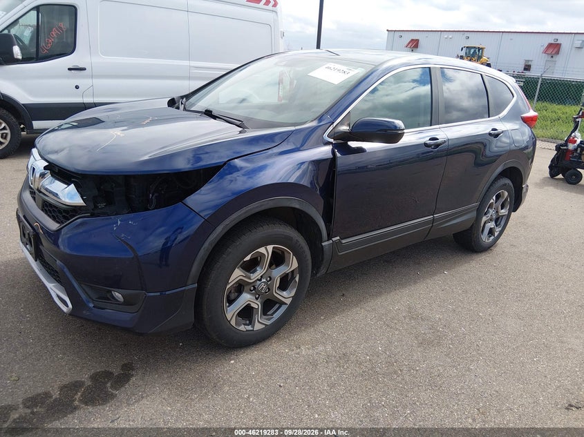 2017 Honda Cr-V Ex-L/Ex-L Navi, Левый перёд, IAAI, VIN 5J6RW2H83HL029136 — фото 2