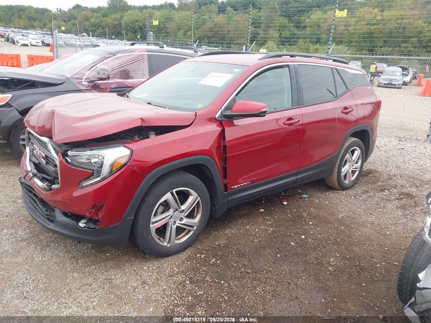 2018 GMC Terrain, Удар спереду, IAAI, VIN 3GKALMEV1JL161473 — фото 2