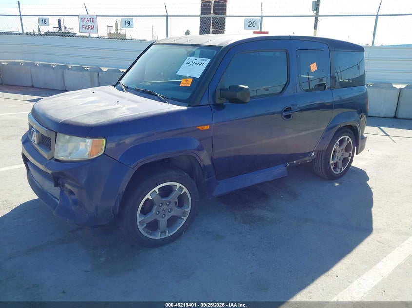 2009 Honda Element, Біо/хімія, IAAI, VIN 5J6YH18919L001684 — фото 2