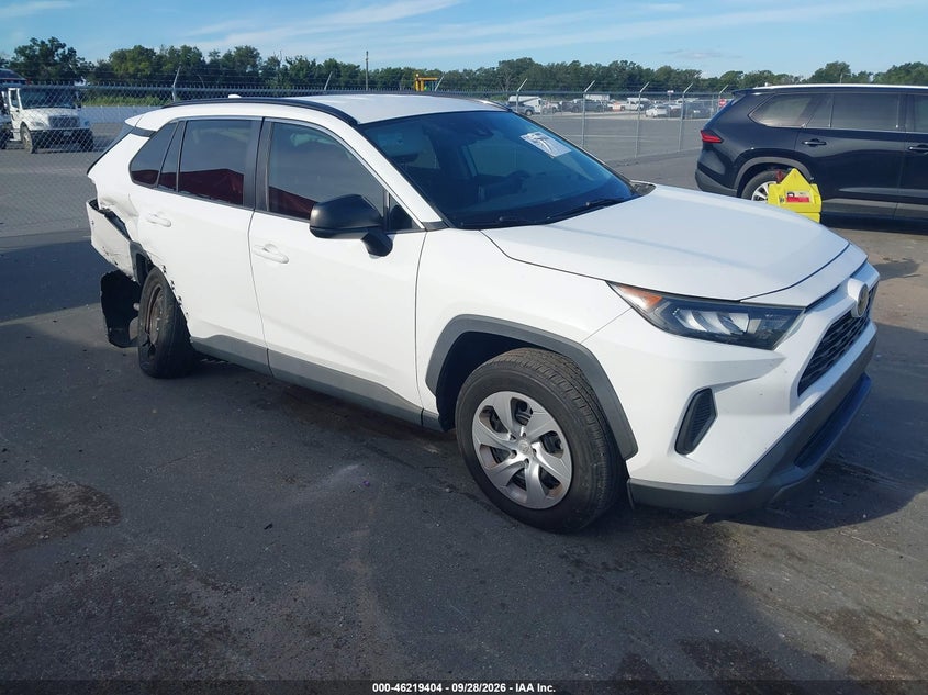 2020 Toyota Rav4 Le, Правый зад, IAAI, VIN 2T3H1RFV5LW070102