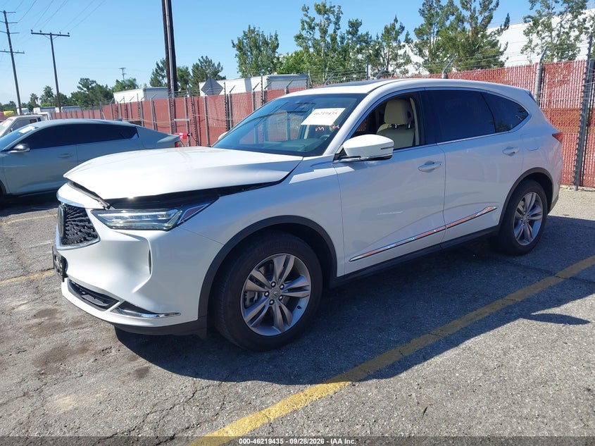 2024 Acura Mdx Standard, Правый зад, IAAI, VIN 5J8YE1H36RL003863 — фото 2