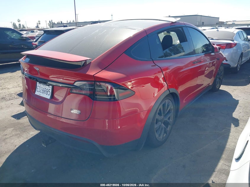 Vin: 7saxcbe65nf340514, lot: 46719429, tesla model x plaid tri motor all-wheel drive 20224